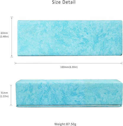 LifeArt Eyeglass Case Hard Shell, Portable Sunglass Case for Women and Men, fashionable PU Leather Eyeglass Case, Lightweight