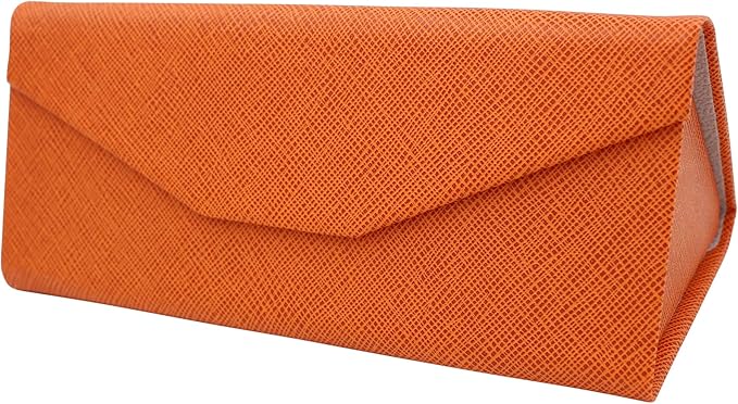 Real Sic Glasses Case for Men and Women - Magnetic Folding Hard Shell Sunglass Holder - Inspired by Solid Color