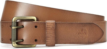 CHAOREN Work Belts for Men Heavy Duty - 1.5" Full Grain Leather Belt Casual - Fully Adjustable, Double Prong