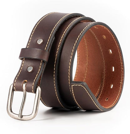 Main Street Forge The Executive Leather Belt | Made in USA | Men's Dress Belt | 1 1/4 Inch Belt