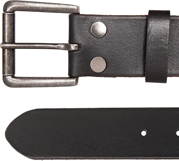 Lucky Brand Men's Jeans Leather Belt| Classic| Casual| Dress| Everyday| American Heritage| Genuine Leather| Metal Buckle