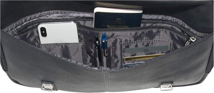 Kenneth Cole REACTION Show Business 16" Colombian Leather Business Laptop Portfolio Messenger Bag