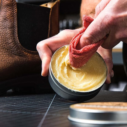 Otter Wax Leather Salve | Leather Cleaner & Conditioner | All-Natural Balm for Furniture, Boots, Jackets, Shoes & Bag