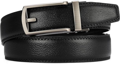 CHAOREN Mens Dress Belt - Ratchet Belt Leather 1 1/4" Comfort Click - Perfect Companion to Mens Dress Shoes