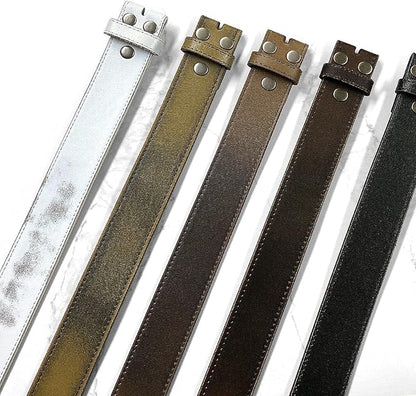 BS57 Classic Vintage Casual Jean Replacement Belt Strap or Belt 1-1/2"(38mm) Wide, Multi-Style Options