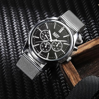 Stainless Steel Mesh Watch Band for Mens Women, Quick Release Mesh Watch Straps 18mm 20mm 22mm 24mm （18mm Silver）