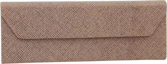Real Sic Glasses Case for Men and Women - Magnetic Folding Hard Shell Sunglass Holder - Inspired by Solid Color