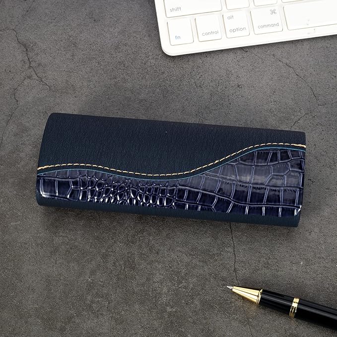 Vemiss Hard Shell Eyeglass Cases, Lightweight Portable Glasses Case for Women Men