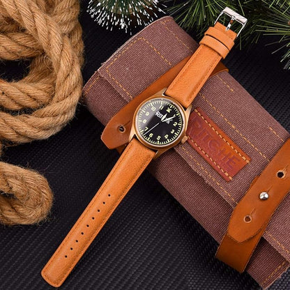 Ritche Christmas Gift Quick Release Leather Watch Bands Genuine Watch Straps for Men Women Top Grain Leather Watch Strap, White Elephant Gifts, Stocking Stuffers for Men, Father's Day gifts