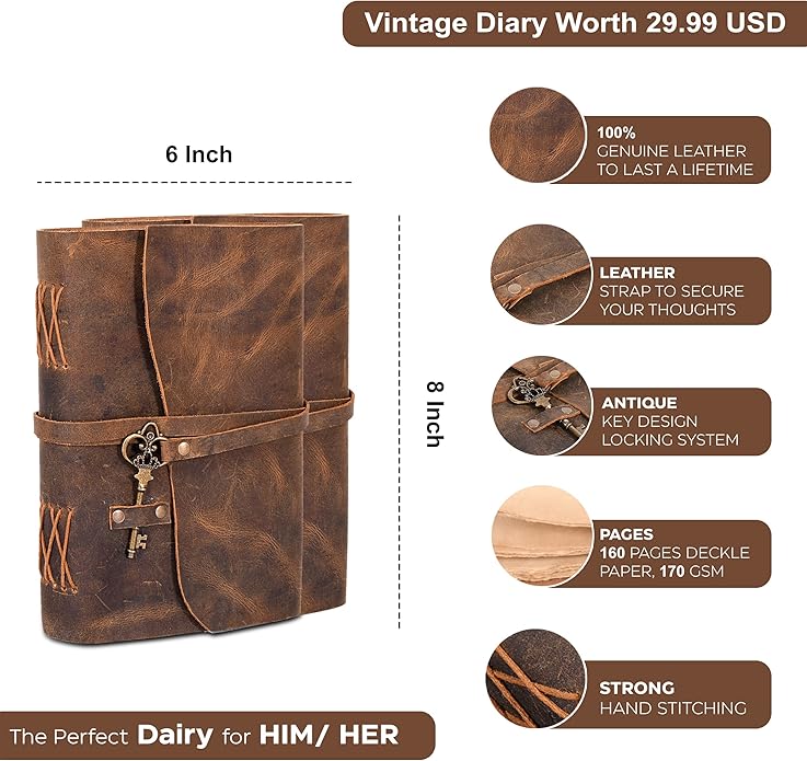 Oak Leathers Leather Messenger Bag for Men and Women - Laptop Briefcase Bag For College, Office, Adjustable Shoulder Strap