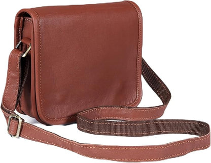 11 inch Small Crossbody Shoulder Genuine Leather iPad/Tablet Vintage Messenger Bag For 10.5 inch iPad Pro for Women & Men