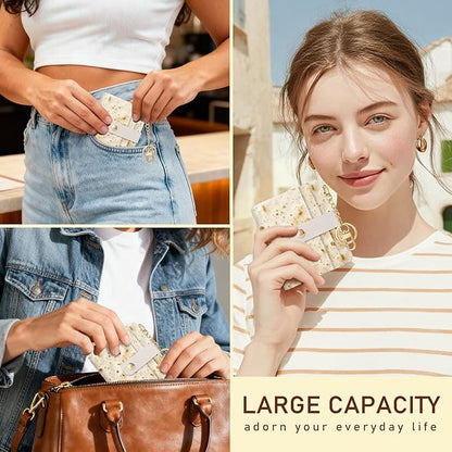 Jogjam Funny Taco Lover Burrito Tortilla Rfid Women Wallet, Small Slim Thin Compact Credit Card Wallet, PU Leather Bifold Cash Wallet, Zipper Coin Pocket ID Window, Girls Girly Teens Gifts