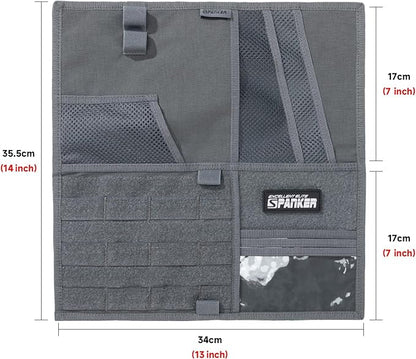 EXCELLENT ELITE SPANKER Tactical Visor Panel Organizer for Pickup F150 Large Molle Vehicle Sun Visor Holder Car Sunshade Storage Pouch