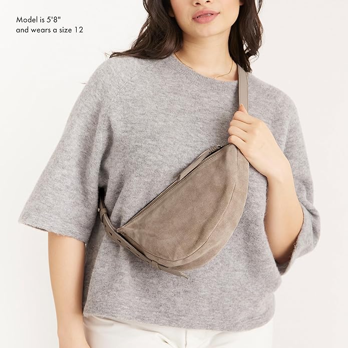 The Sak Tess Sling Purse - Small Woman's Crossbody Bag For Everyday & Travel - Handbag With Zipper Closure & Adjustable Strap