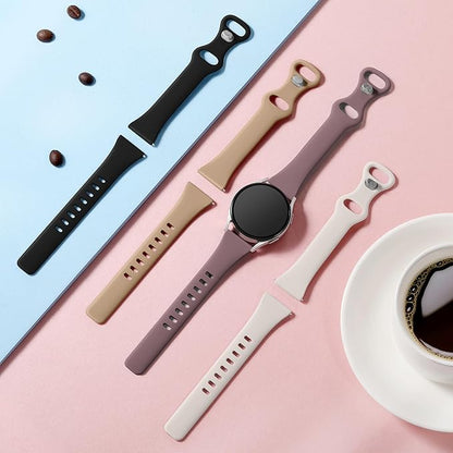 GEAK 4 Pack Slim Strap Compatible with Samsung Galaxy Watch 7 6 5 4 band 40mm 44mm/Galaxy Watch 6 Classic Bands 43mm 47mm, 20mm Soft Replacement Bands Compatible for Samsung Watch Bands Women Men