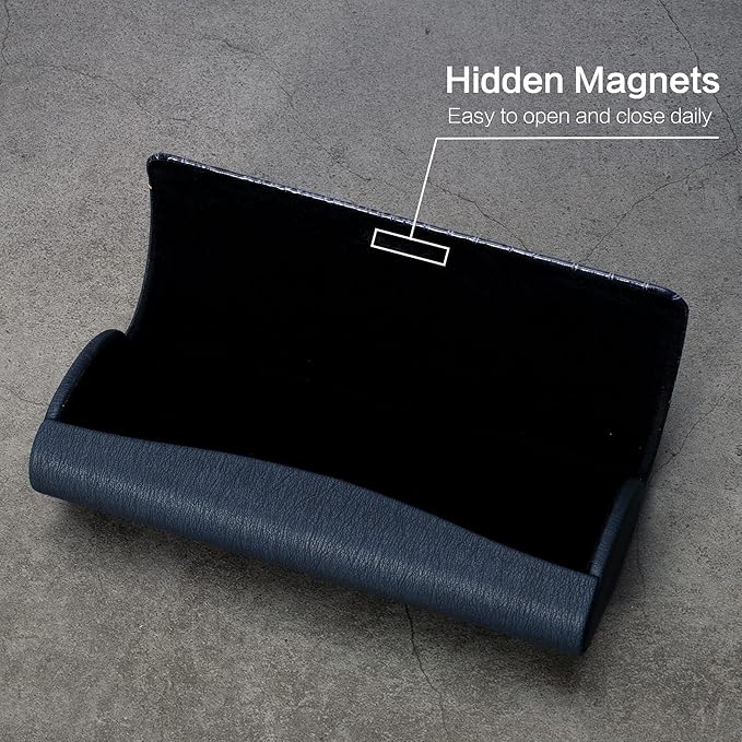 Vemiss Hard Shell Eyeglass Cases, Lightweight Portable Glasses Case for Women Men