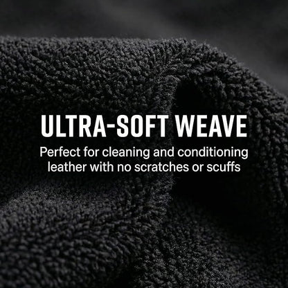 Bickmore 2-Pack Lint-Free Application Cloth for Leather Cleaner, Conditioner, and Polish | Scratch-Free Microfiber Towel for Smooth Application of Leather Care Products