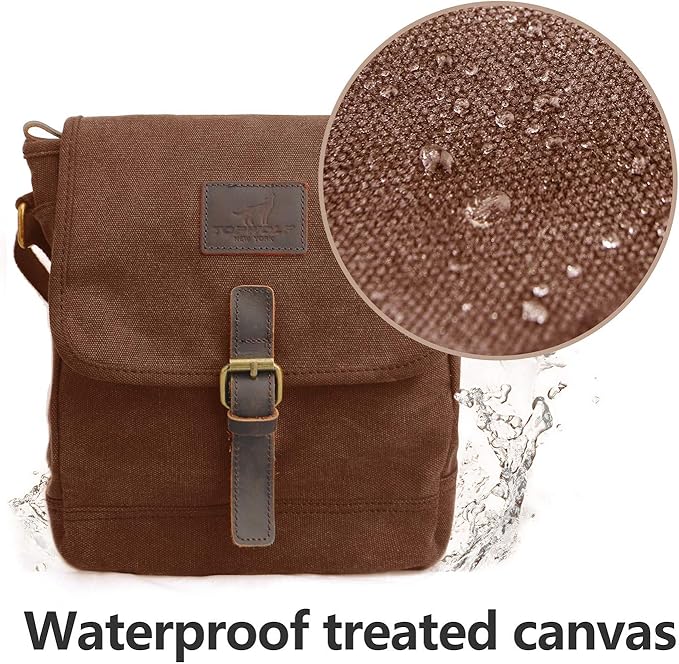 Canvas Messenger Bag Small Crossbody Bag Casual Travel Working Tools Bag Shoulder Bag Hold Phone Handset Anti Theft | Small, Casual, Travel, Working Tools Bag, Hold Phone, Handset