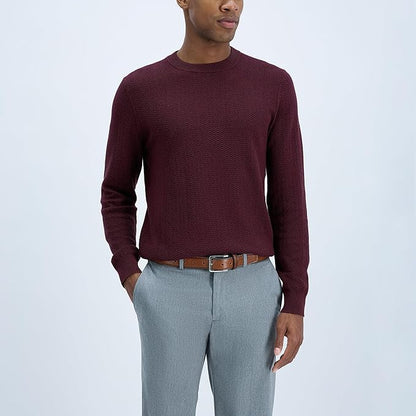 Haggar mens Leather Dress Belt for Suits and Pants - Classic, Formal, Business, Work