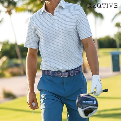 XZQTIVE Braided Belt Stretch Belt for Men and Women Multicolored Woven Golf Belt Elastic Jean Belts
