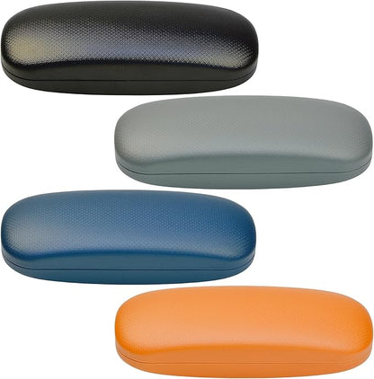 Glasses Case,Eyeglass Case 4 Pack for Women Men,Glasses Case Hard Shell,Hard Eye Glass Case for Travel Study Work,Hard Case for Glasses,Sunglasses Cases