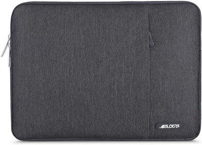 MOSISO Laptop Case 13 inch, Laptop Sleeve Compatible with MacBook Neo/Air/Pro 13 inch with A18/M5/M4/M3/M2/M1 Chip 2026-2016, Polyester Vertical Computer Sleeve Bag with Pocket, Space Gray