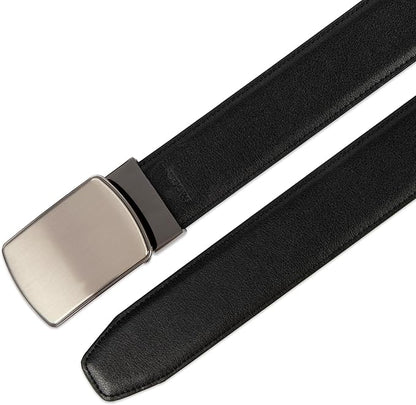 Haggar mens Leather Dress Belt for Suits and Pants - Classic, Formal, Business, Work