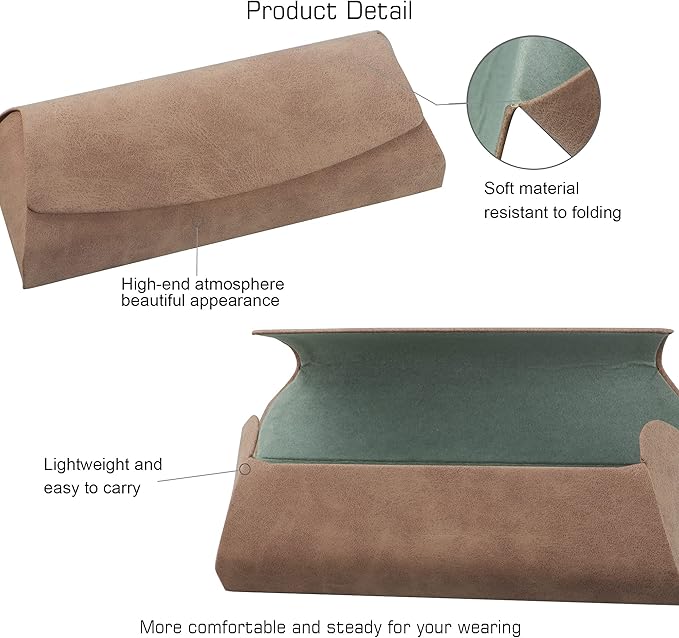 VisionGlobal Hard Shell Eyeglass Case for Eyeglasses and Sunglasses for Men/Women and Kids