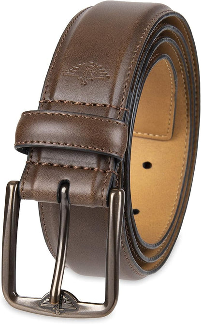 Dockers Men's Leather Casual Belt, Everyday Style (Regular and Big & Tall Sizing)