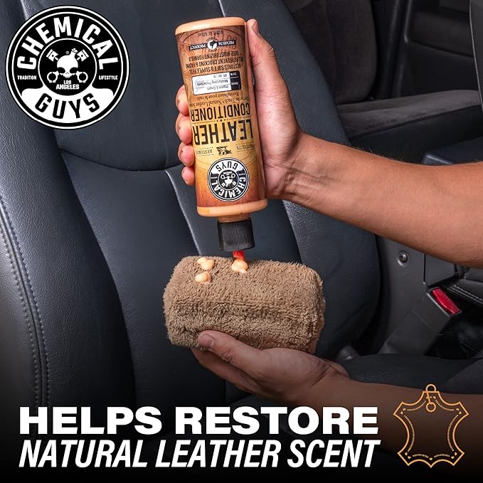 Chemical Guys SPI_401 Vintage Series Leather Conditioner Car Interiors, Furniture, Apparel, Sneakers, Boots, and More (Works on Natural, Synthetic, Pleather, Faux Leather and More), 128 fl oz (1 Gal)