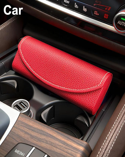 RayLove Ultimate Glasses Case Kit, Hard Shell Sunglasses and Eyeglass Case with Cleaning Cloth, Screwdriver, Ear Hooks