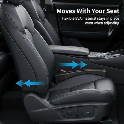 No Drop Seat Guard, Car Seat Gap Filler, Car Gap Filler Organizer, Universal Drop Seat Guards for Cars, Car Accessories Interior Prevent Stop Cellphone Wallet Keys Coins and Card from Dropping