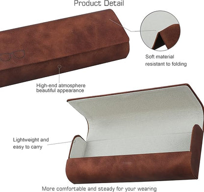 VisionGlobal Hard Shell Eyeglass Case for Eyeglasses and Sunglasses for Men/Women and Kids