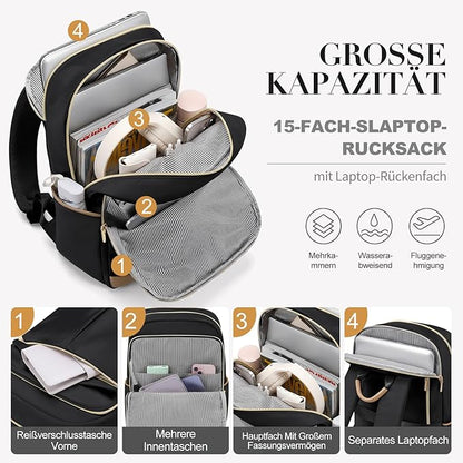 VNINE Laptop Backpack for Women 16 Inch Work Bag with Laptop Compartment Large Travel College Backpack | Travel, College Backpack