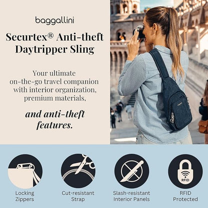 Baggallini womens Securtex Anti-theft Daytripper Sling