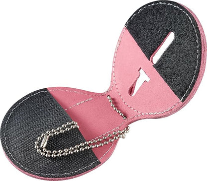 Perfect Fit Shield Wallets Florida Sheriff Five-Point Star Badge Holder 2.7 inches Tall (Cutout PF185) Pink Leather