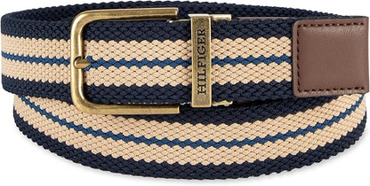 Tommy Hilfiger Men's Reversible Leather Belt, 2‑in‑1 Design for Dress Or Casual Wear