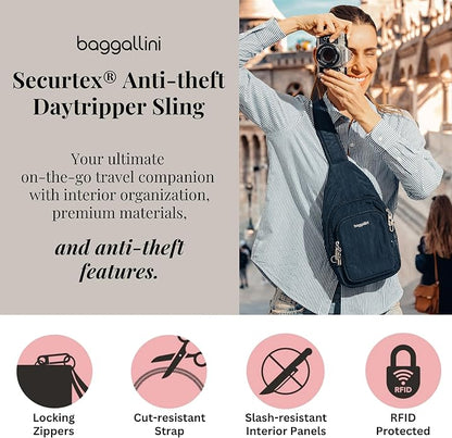 Baggallini womens Securtex Anti-theft Daytripper Sling