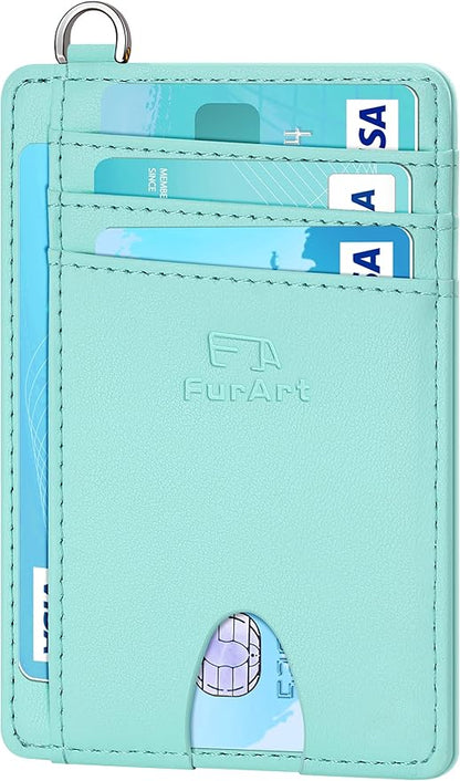 FurArt Slim Minimalist Wallet, Front Pocket Wallets, RFID Blocking, Credit Card Holder for Men