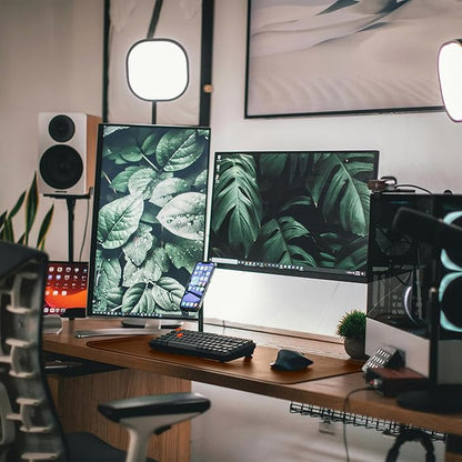 Leather Desk Mat Desk Pad - Full Grain (32x16) Leather Desk Cover Blotter & Protector - Large Computer Keyboard Gaming Table Mat - Desktop Accessories Mouse Pad for Laptop, Office & Home