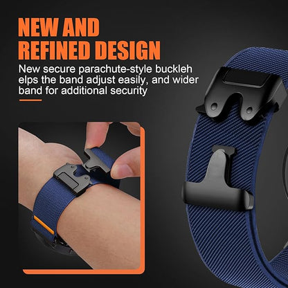 Elastic Nylon Band for Garmin Venu 3 4 2/Forerunner 965 265,22mm Quick Release Stretchy Sport Fabric Parachute Buckle Watch Band for Samsung Galaxy 3 45mm/Watch 46mm/Gear S3 Frontier/Classic Strap