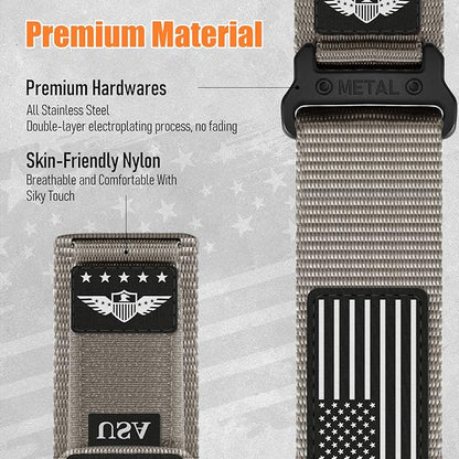 20mm Band Compatible with Samsung Galaxy Watch 7 6 5 4 FE Band 44mm 40mm/Watch 6 4 Classic 47mm 43mm 42mm 46mm/5 Pro 45mm/3 41mm/Active 2 Men,Fabric Nylon Strap for Garmin Vivoactive 5 3/Venu,S