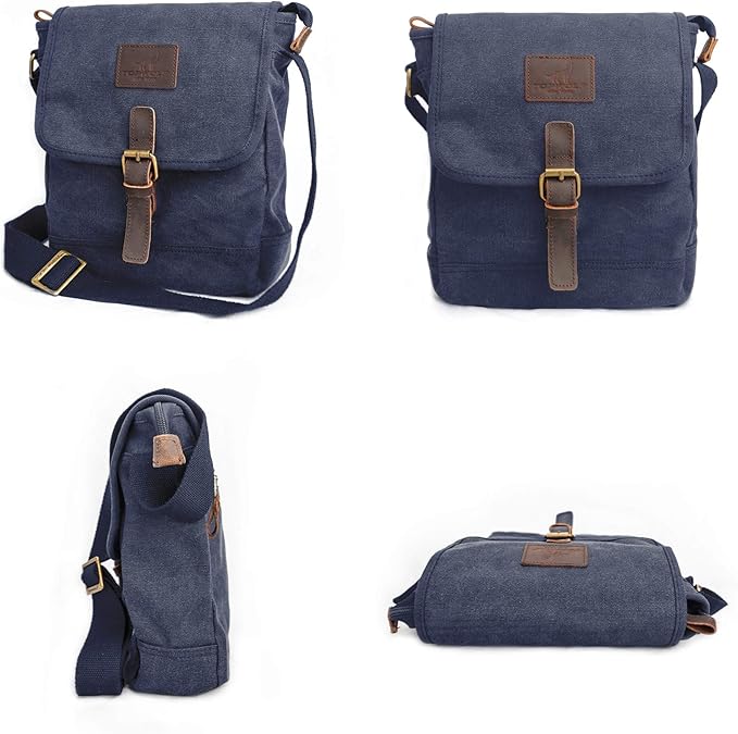 Canvas Messenger Bag Small Crossbody Bag Casual Travel Working Tools Bag Shoulder Bag Hold Phone Handset Anti Theft | Small, Casual, Travel, Working Tools Bag, Hold Phone, Handset