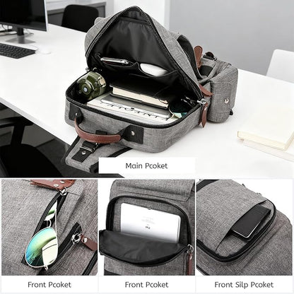 mygreen Canvas Cross Body Messenger Bag Shoulder Sling Backpack Travel Rucksack