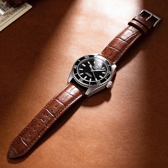 Quick Release Leather Watch Bands Genuine Watch Straps Replacement Watch Straps for Men and Women Top Grain Vintage Leather Watch Strap 16mm 18mm 20mm 22mm