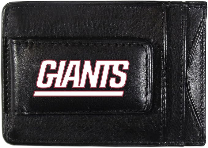 Siskiyou Sports NFL unisex Leather Cash & Cardholder & Money Clip