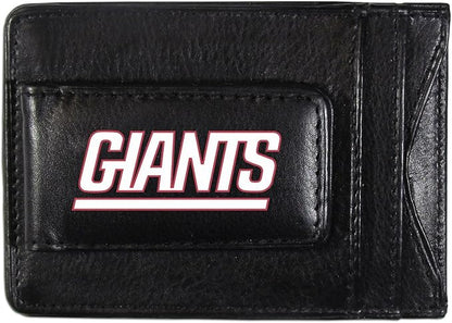 Siskiyou Sports NFL unisex Leather Cash & Cardholder & Money Clip
