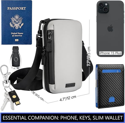 Cell Phone Crossbody Sling Bag EDC – RFID Small Shoulder Bag with Urban Tech Aesthetic