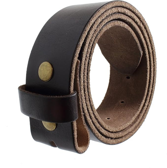 Gelante Genuine Full Grain Leather Belt Strap without Belt Buckle
