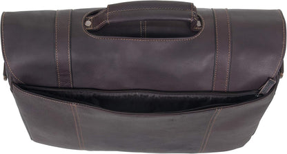 Kenneth Cole REACTION Show Business 16" Colombian Leather Business Laptop Portfolio Messenger Bag
